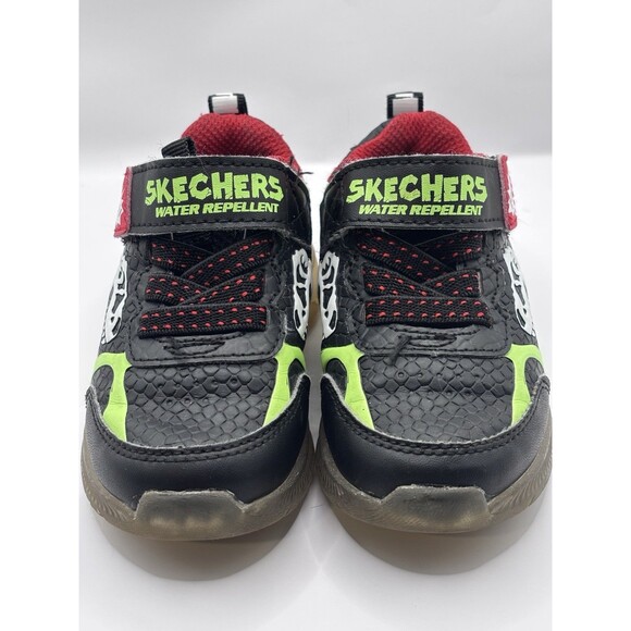 Skechers Illumi Brights Lighted Toddler Sneakers Water Repellant Dino  Size 6 - Picture 1 of 8